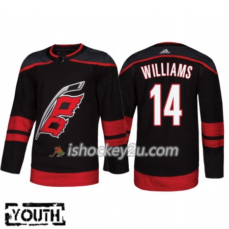 Børn NHL Carolina Hurricanes Trøje Justin Williams 14 Adidas 2018-19 Alternate Authentic